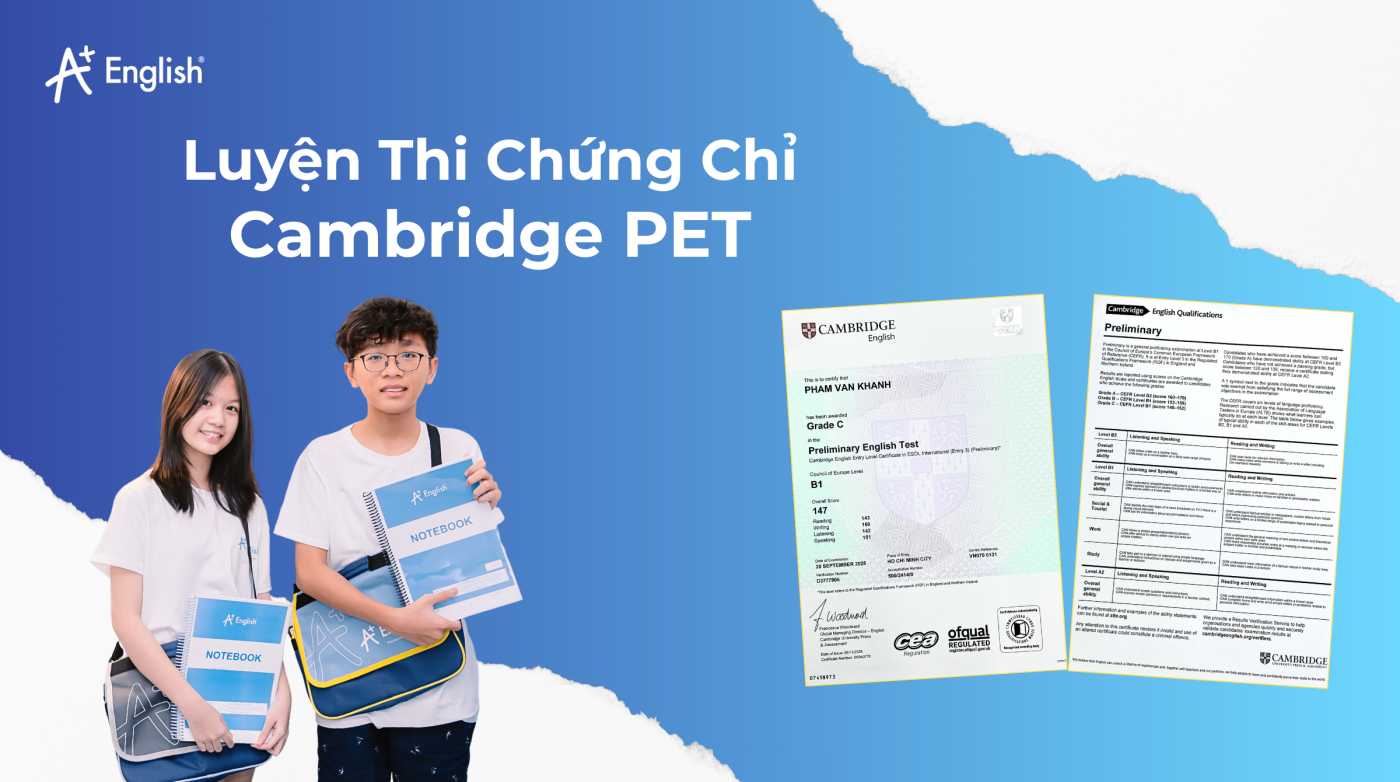 Luyện Thi Chứng Chỉ Cambridge PET