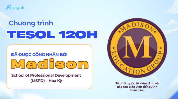 TESOL 120h A+ ENGLISH